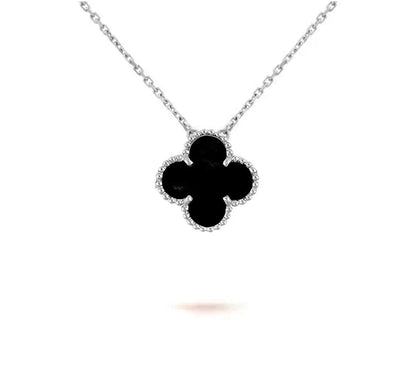 [Rosla]CLOVER 15MM NECKLACE SILVER COLLECTION