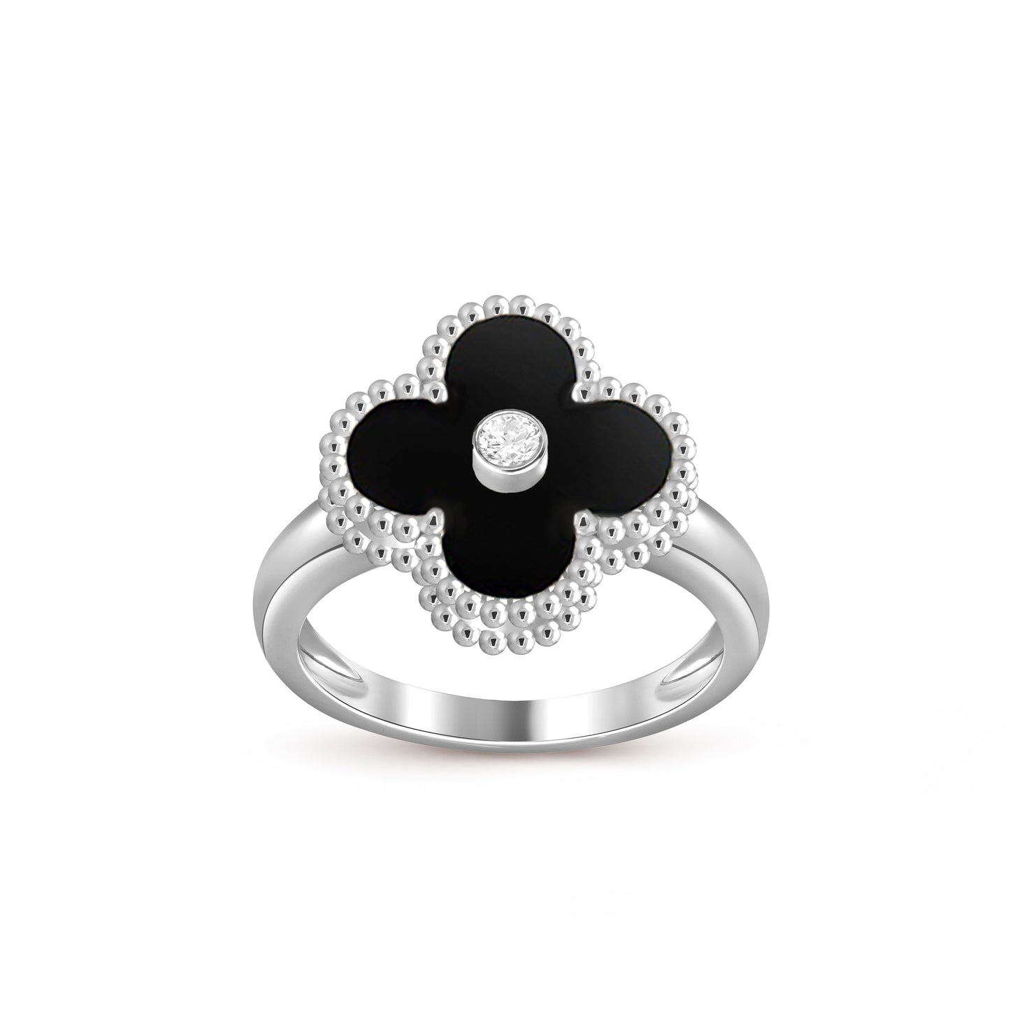 [Rosla]CLOVER SILVER DIOMND RING COLLECTION