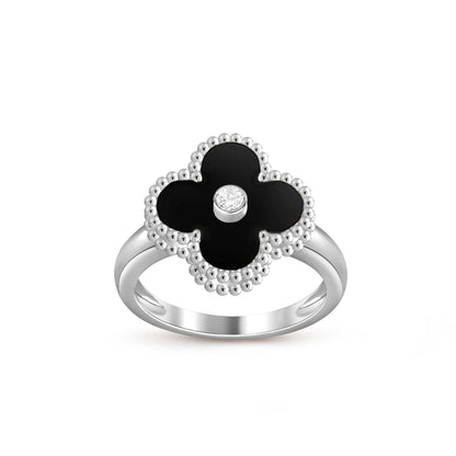 [Rosla]CLOVER SILVER DIOMND RING COLLECTION