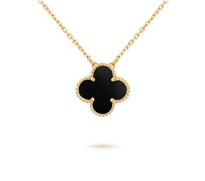 [Rosla]CLOVER 15MM SINGLE FLOWER NECKLACE COLLECTION