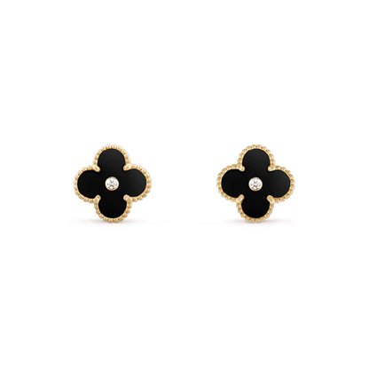 [Rosla]CLOVER  15MM DIAMOND EARRINGS COLLECTION