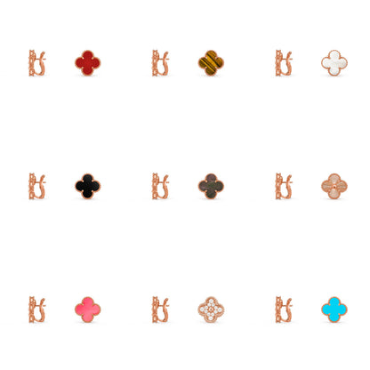 [Rosla]CLOVER 15MM MOP EARRINGS COLLECTION