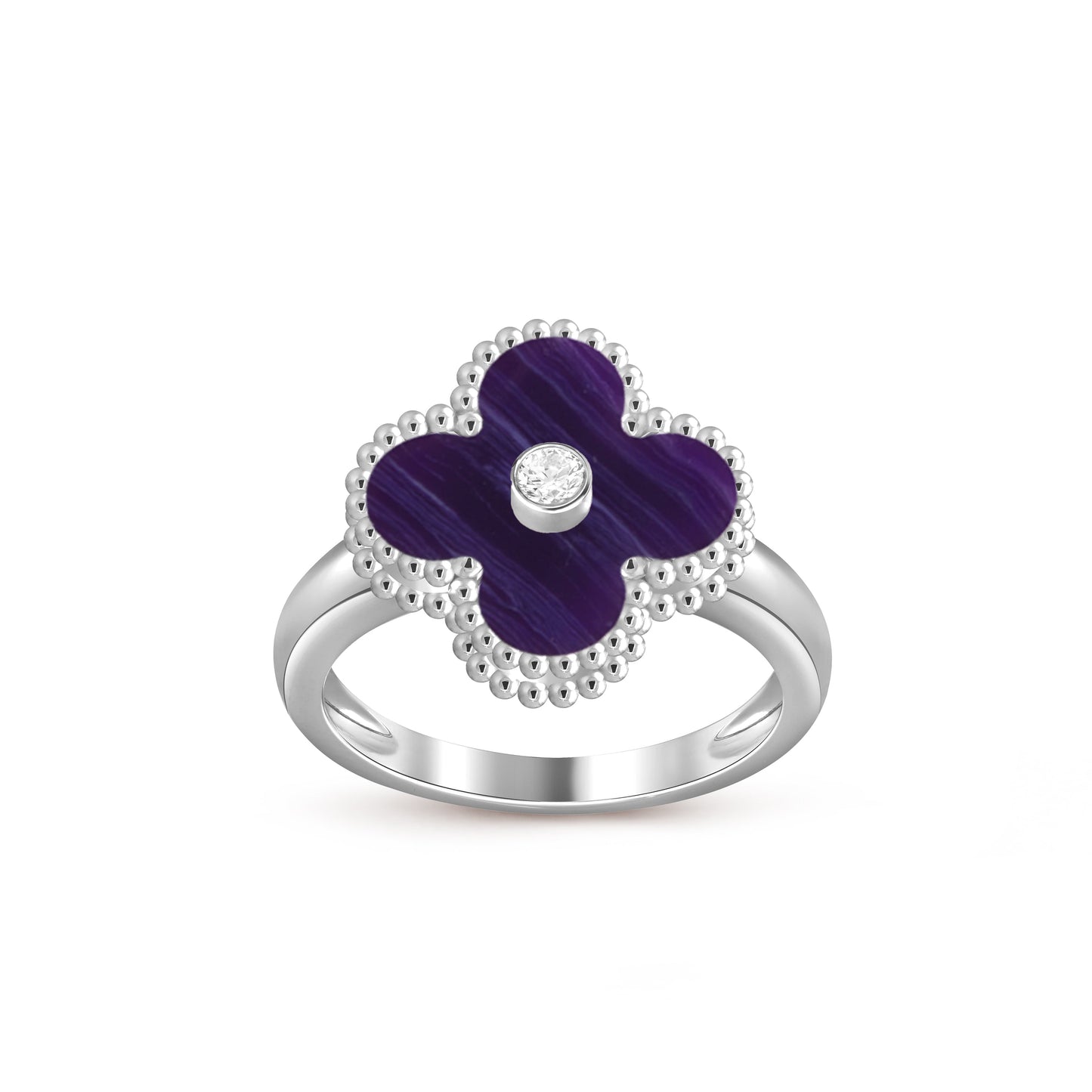 [Rosla]CLOVER SILVER DIOMND RING COLLECTION