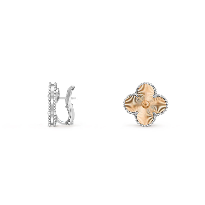 [Rosla]CLOVER SILVER 15MM MOP EARRINGS COLLECTION