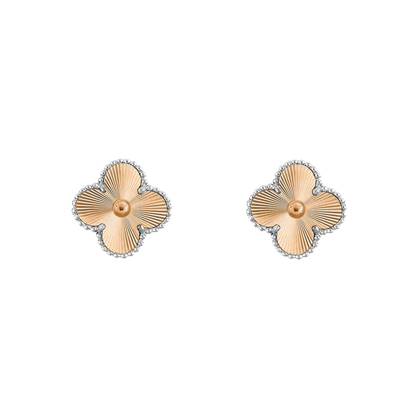 [Rosla]CLOVER SILVER 15MM EARRINGS COLLECTION