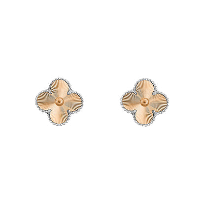 [Rosla]CLOVER SILVER 15MM EARRINGS COLLECTION