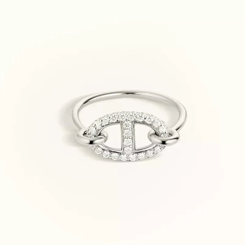 [Rosla]RONDE SMALL SILVER DIAMOND RING