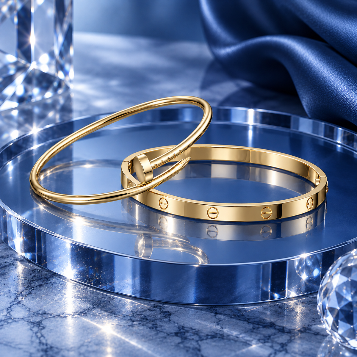 [Rosla] LOVE & JUSTE Classic Bracelet Stack Set