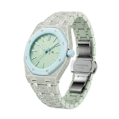[Rosla]Royal Oak Pop Exclusive Bioceramic Case & Bioceramic Strap Full Diamond