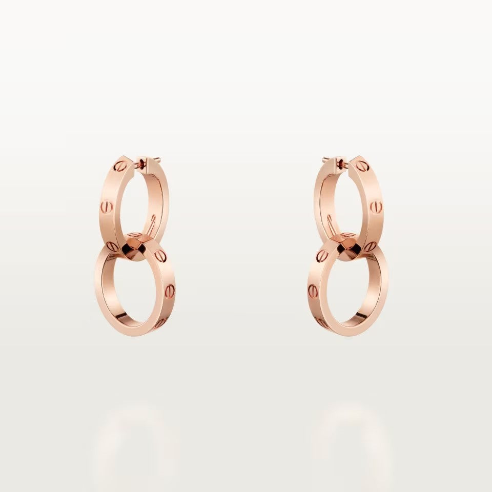 [Rosla]LOVE 3.3MM DANGLE EARRINGS