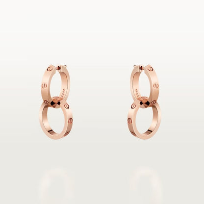 [Rosla]LOVE 3.3MM DANGLE EARRINGS