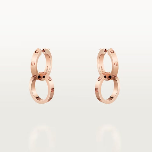 [Rosla]LOVE 3.3MM DANGLE EARRINGS