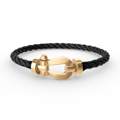[Rosla]FORCE LARGE HORSESHOE NO DIAMOND BRACELET GOLD