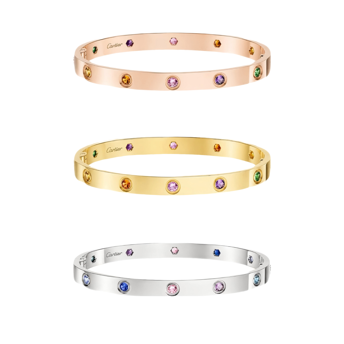 [Rosla]2026 RAINBOW LOVE BRACELET 6.1MM  10 DIAMONDS
