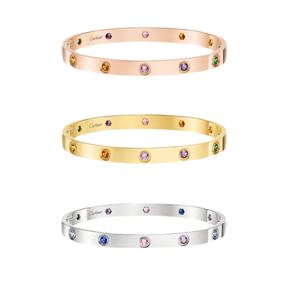 [Rosla]2026 RAINBOW LOVE BRACELET 6.1MM  10 DIAMONDS