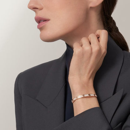 [Rosla]LOVE BRACELET 4.8MM DIAMOND-PAVED