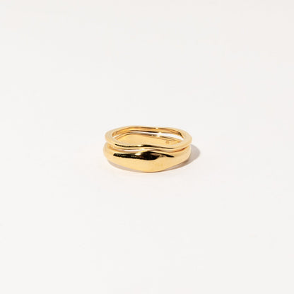 Duo Form Ring Set
