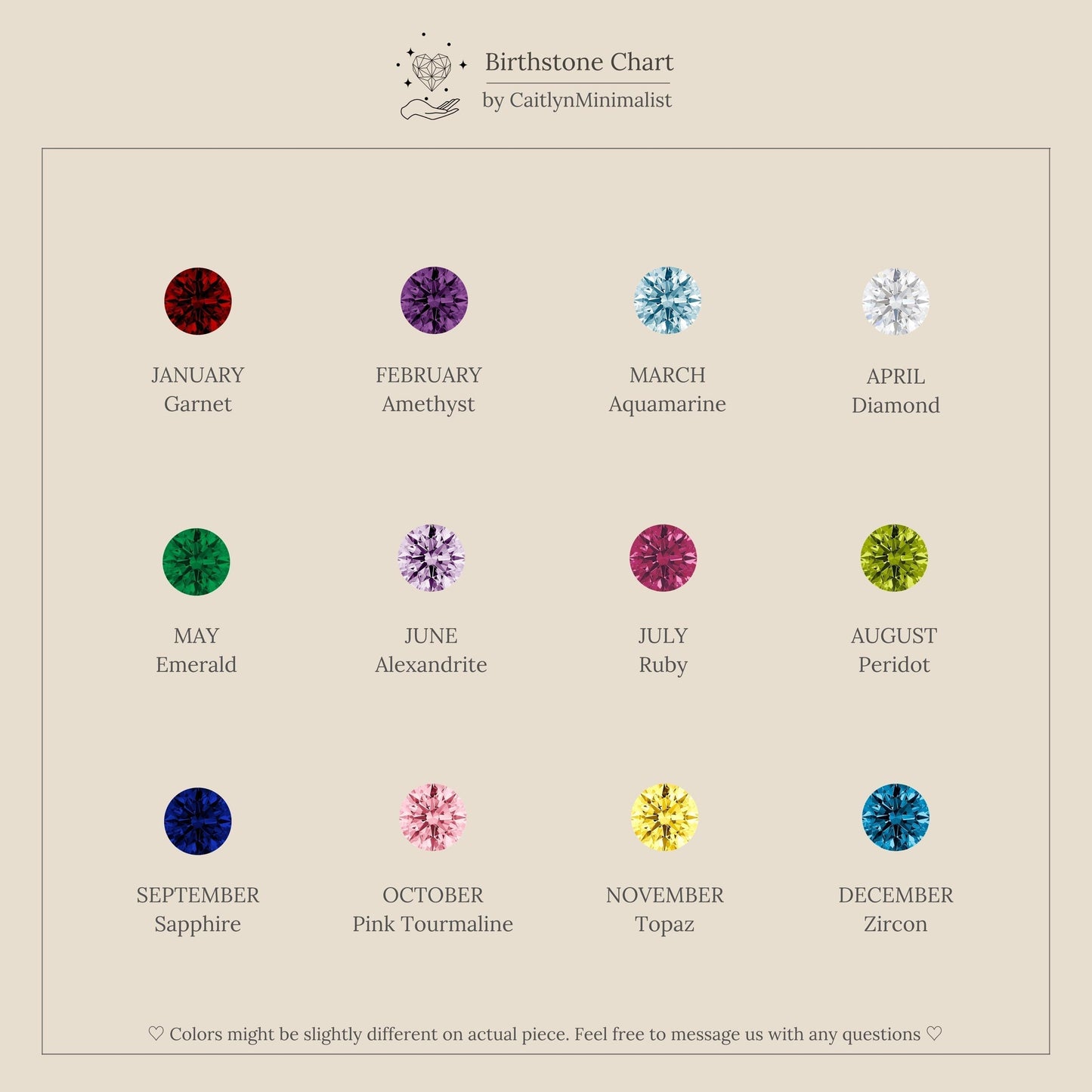 Butterfly Birthstone Flatback Studs