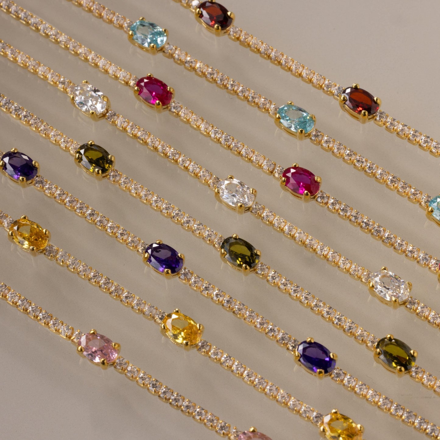 Diamond Birthstone Tennis Bracelet