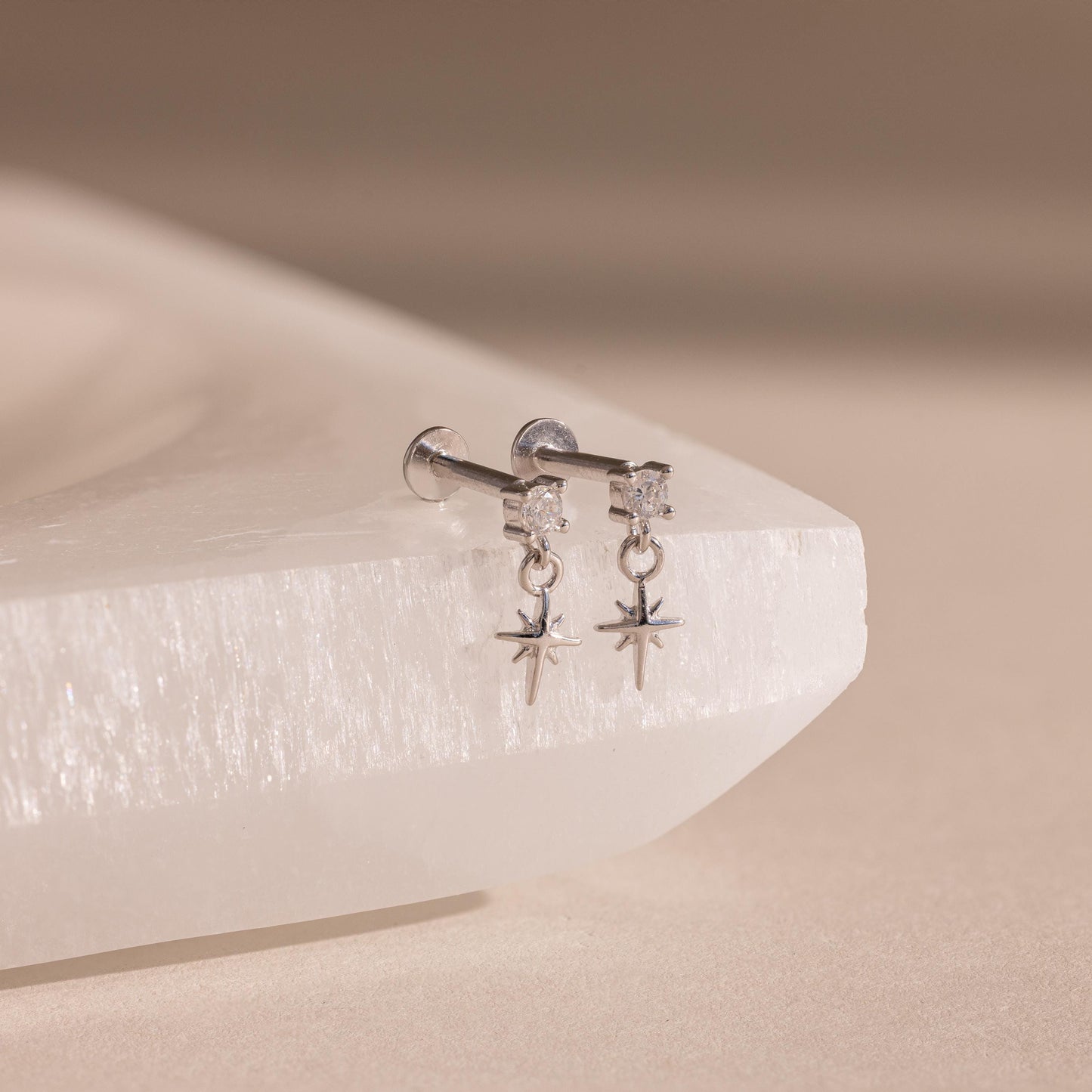 Diamond Star Flatback Studs