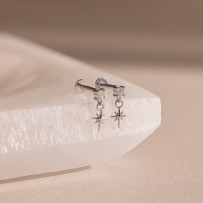 Diamond Star Flatback Studs