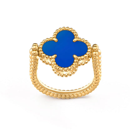 [Rosla]CLOVER RIVERSIBLE RING GOLD COLLECTION