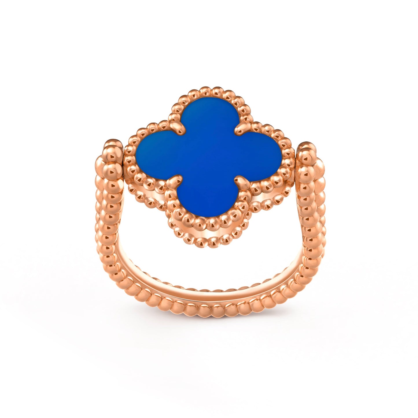 [Rosla]CLOVER RIVERSIBLE RING ROSE GOLD COLLECTION