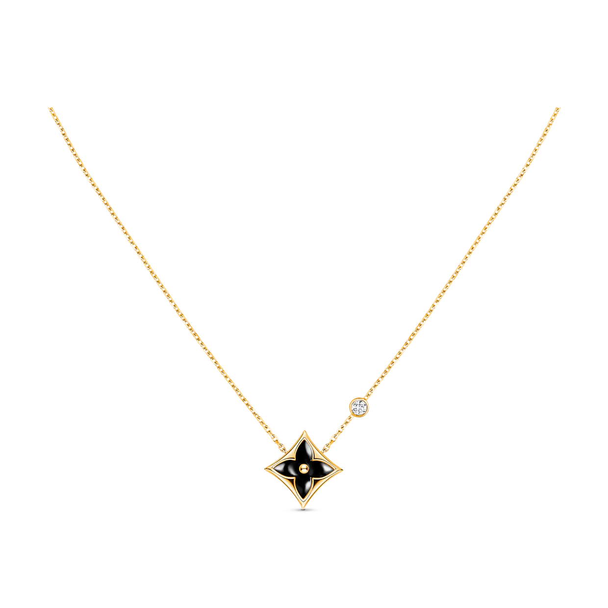 [Rosla]STAR BLACK MOP NECKLACE