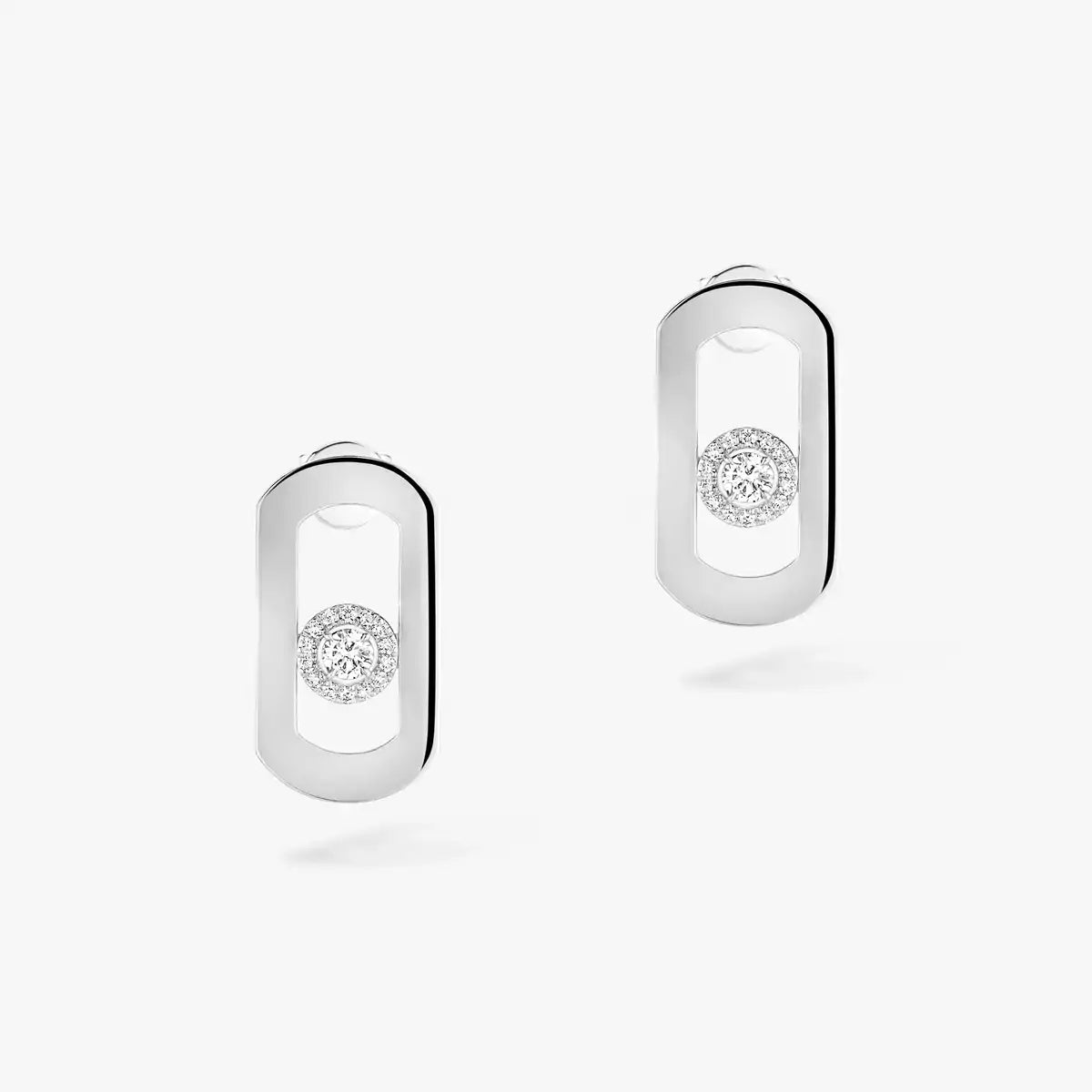 [Rosla]So Move Diamond Earrings in Yellow Gold