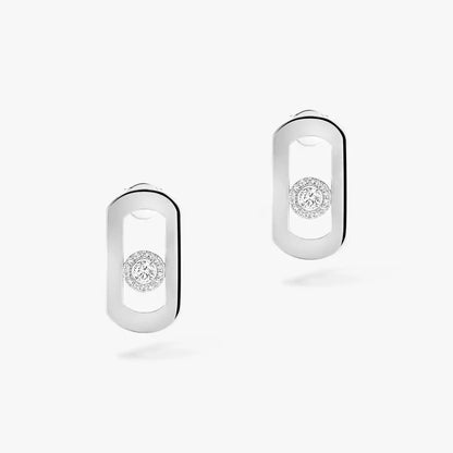 [Rosla]So Move Diamond Earrings in Yellow Gold