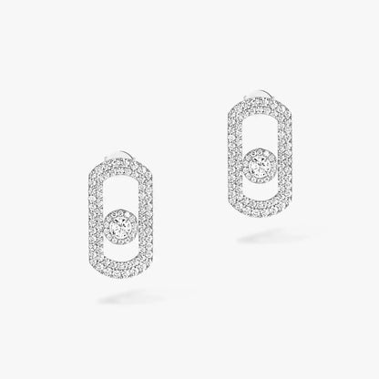 [Rosla]So Move Pave_-Set Diamond Earrings in Silver