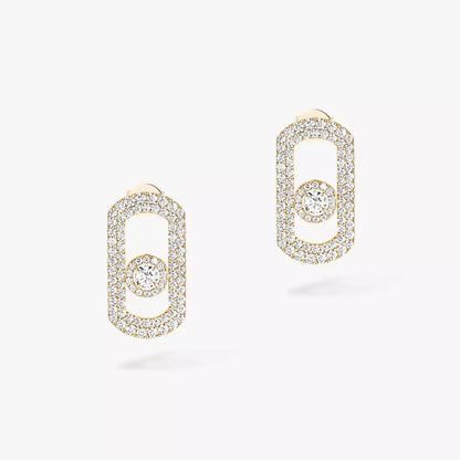 [Rosla]So Move Pave_-Set Diamond Earrings in Silver