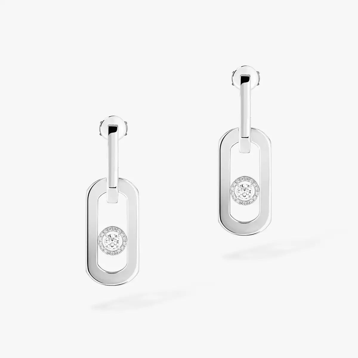[Rosla]So Move XL Diamond Pendant Earrings