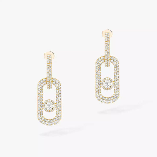 [Rosla]So Move XL Pave_-Set Diamond Pendant Earrings