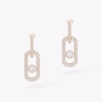 [Rosla]So Move XL Pave_-Set Diamond Pendant Earrings