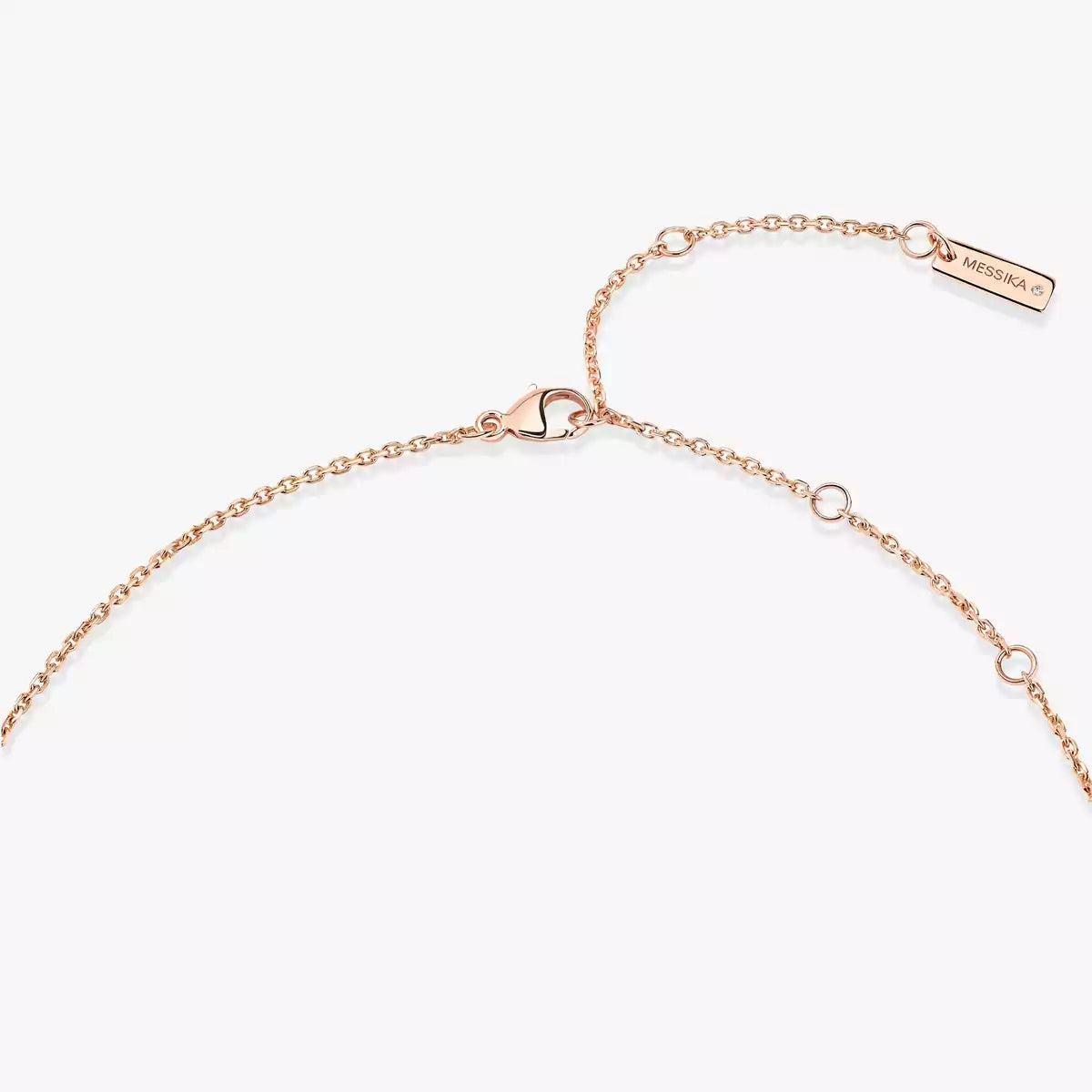 [Rosla]Lucky Eye Diamond Necklace in Rose Gold and Turquoise