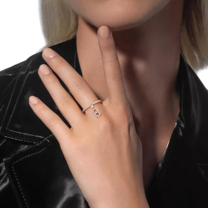 [Rosla]Move Uno Diamond Ring