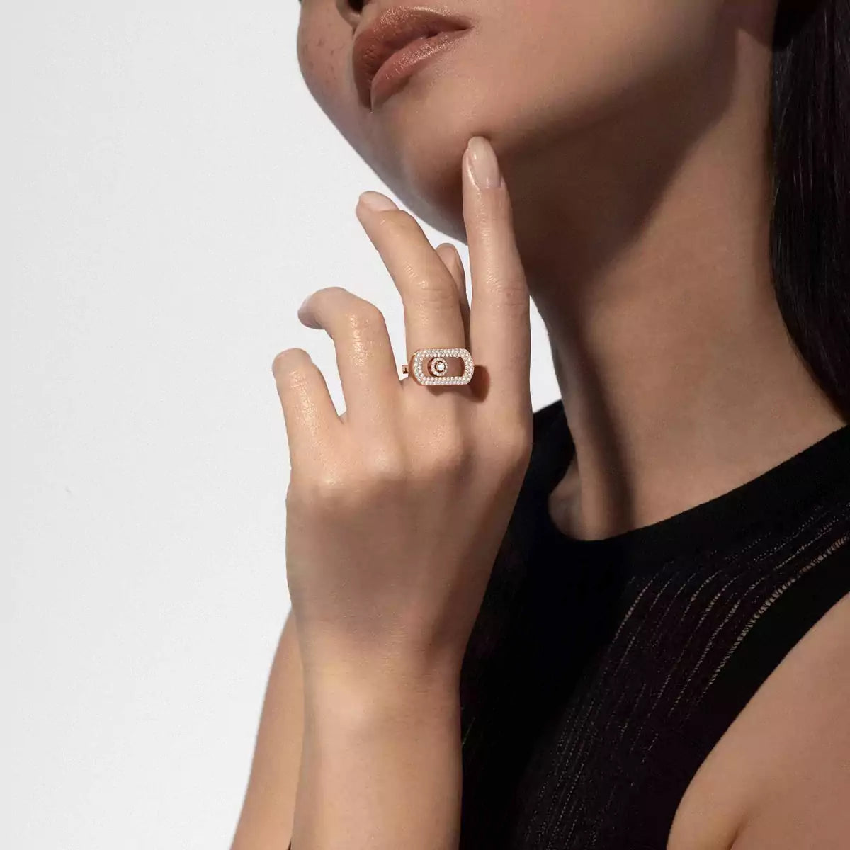 [Rosla]So Move Pave_-Set Diamond Ring