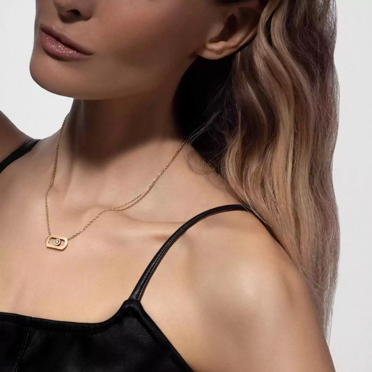 [Rosla]So Move Diamond Necklace in Gold