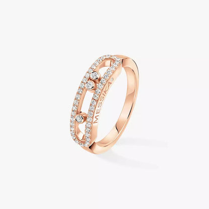 [Rosla] Baby Move Gold Diamond Pave_ Ring