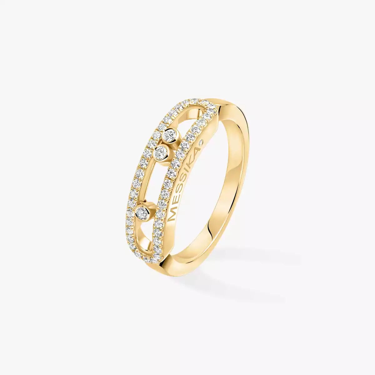 [Rosla] Baby Move Gold Diamond Pave_ Ring