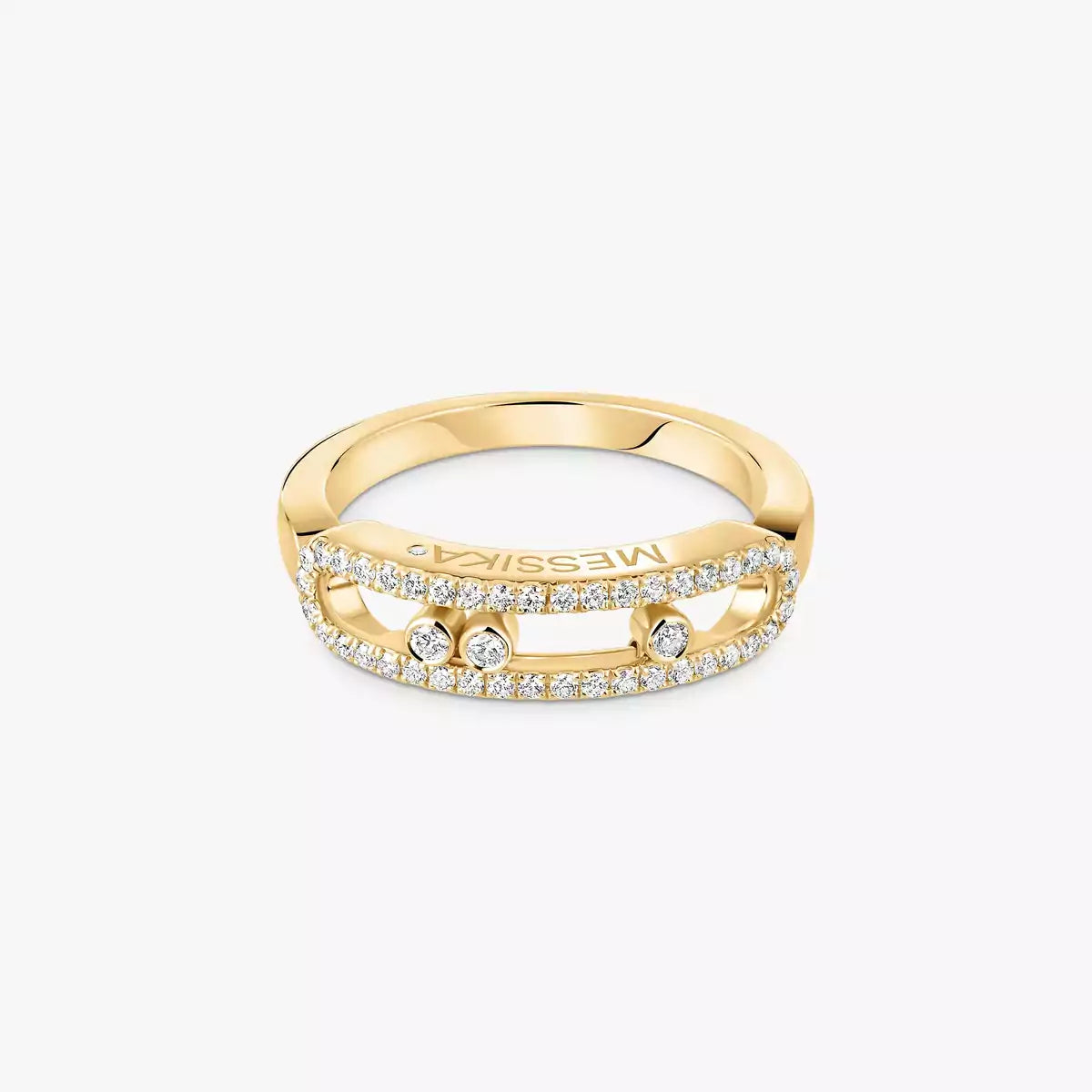 [Rosla] Baby Move Gold Diamond Pave_ Ring