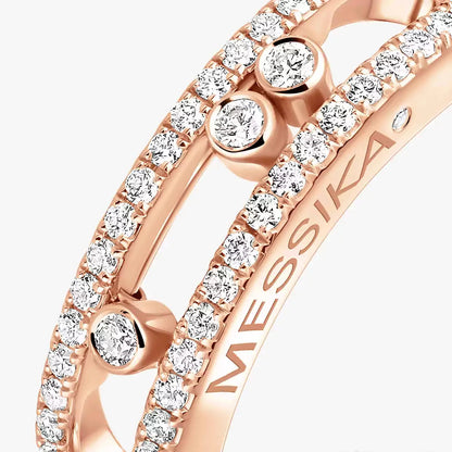 [Rosla] Baby Move Gold Diamond Pave_ Ring