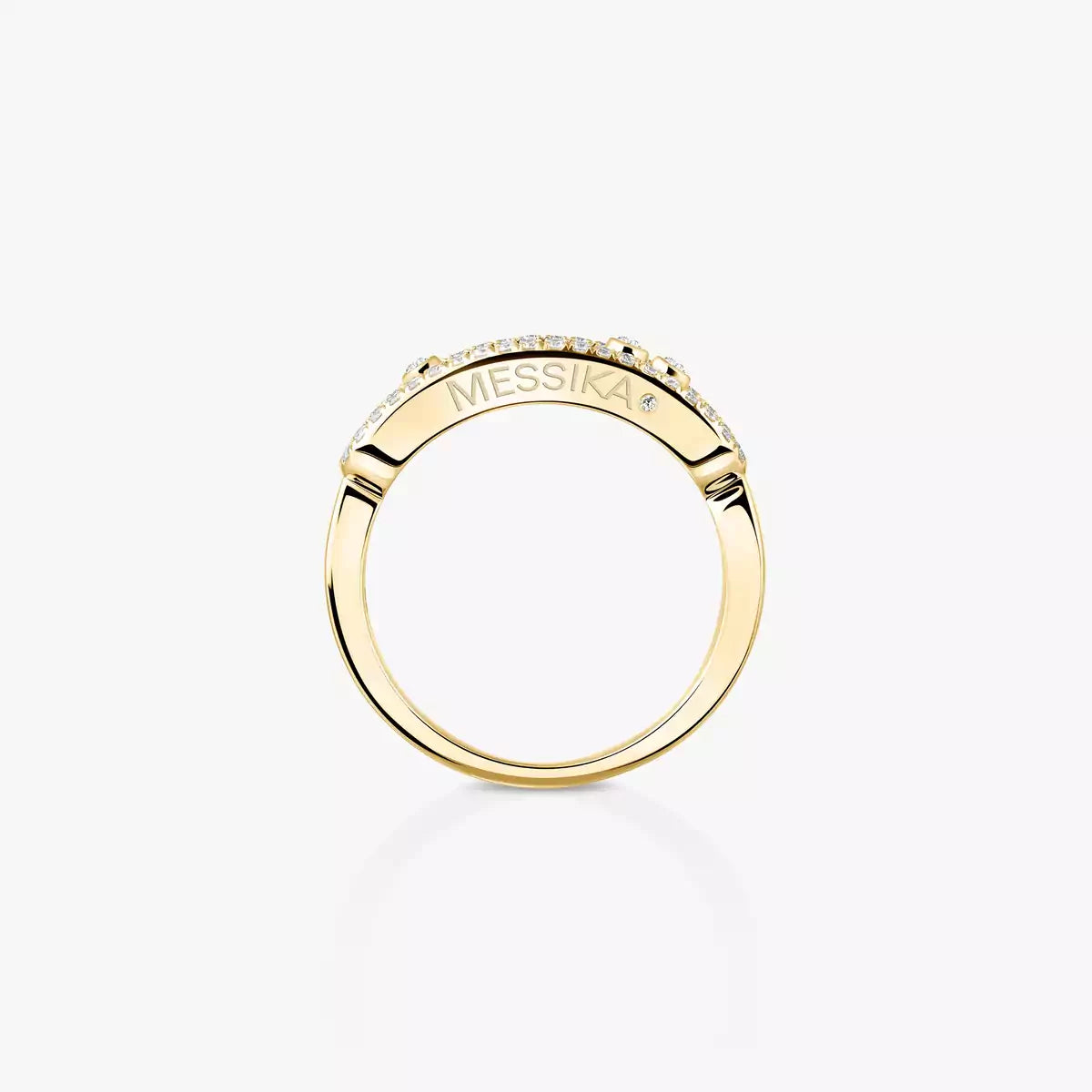 [Rosla] Baby Move Gold Diamond Pave_ Ring