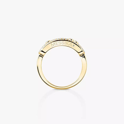 [Rosla] Baby Move Gold Diamond Pave_ Ring