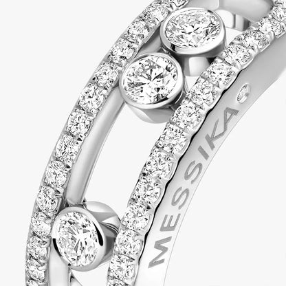 [Rosla] Move Gold Diamond Pave_ Ring