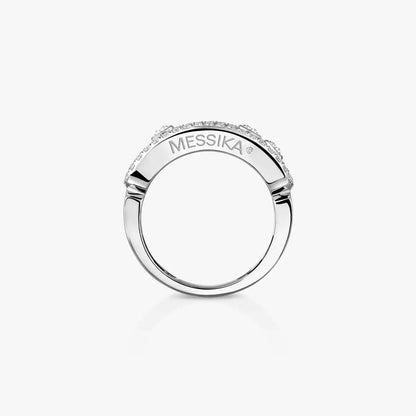 [Rosla] Move Gold Diamond Pave_ Ring
