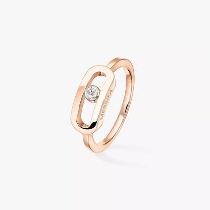 [Rosla]Move Uno Diamond Ring in Gold