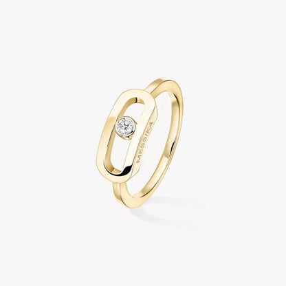 [Rosla]Move Uno Diamond Ring in Gold