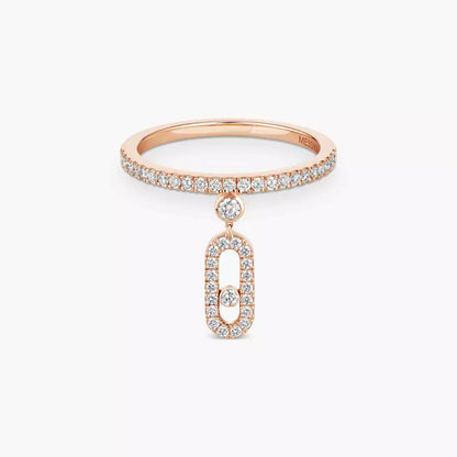 [Rosla]Move Uno Diamond Ring